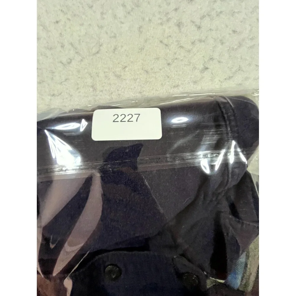 Dakota Grizzly Shacket Mens Medium Navy Blue Cotton Lined Flannel Button Front